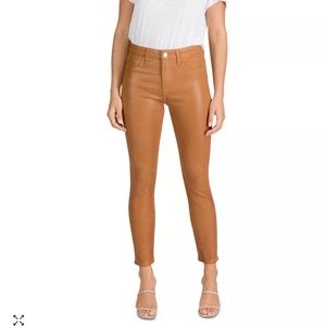 7 for all Mankind - High Rise Ankle Skinny Jeans in Amber